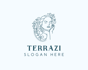 Elegant Female Floral logo design