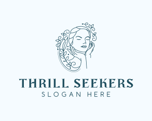 Elegant Female Floral logo design