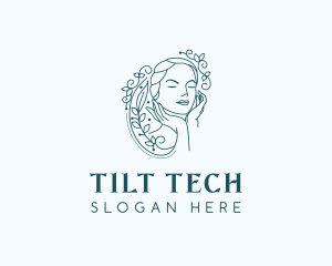 Elegant Female Floral logo design