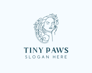 Elegant Female Floral logo design