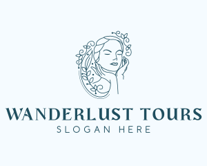 Elegant Female Floral logo design