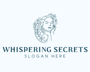 Elegant Female Floral logo design