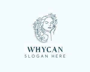 Style - Elegant Female Floral logo design