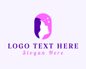 Lady - Magic Cosmetic Woman logo design