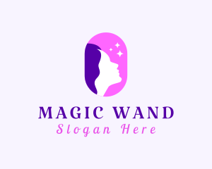 Magic Cosmetic Woman logo design