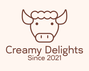 Dairy - Cow Sheep  Dairy Wool logo design