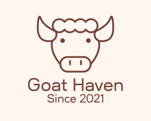 Cow Sheep  Dairy Wool logo design