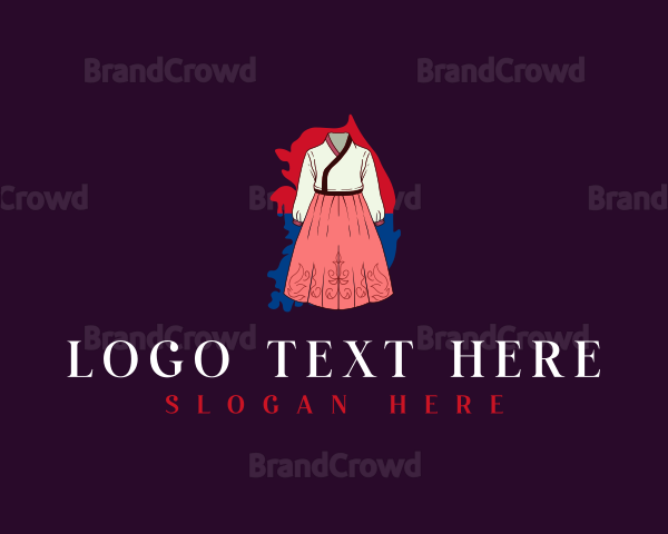 South Korea Fashion Dress Logo