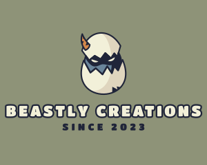 Monster Egg Beast logo design