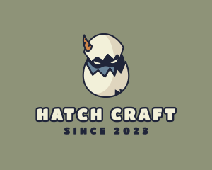 Hatch - Monster Egg Beast logo design