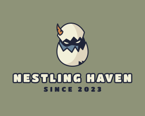 Hatchery - Monster Egg Beast logo design