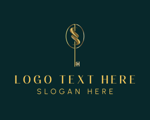 Luxury Key Letter S Logo