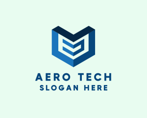 Digital Tech Arrow logo design