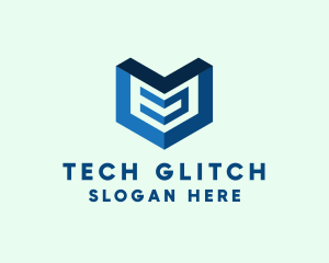 Digital Tech Arrow logo design