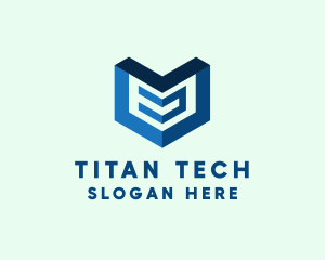 Digital Tech Arrow logo design