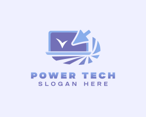 Elearning - Computer Tech Software logo design