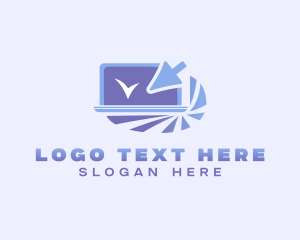 Laptop - Computer Tech Software logo design