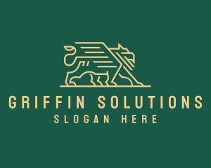 Gold Deluxe Griffin  logo design