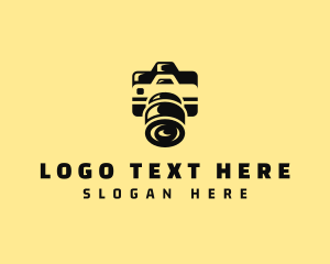 Vlogging - Camera Video Production logo design