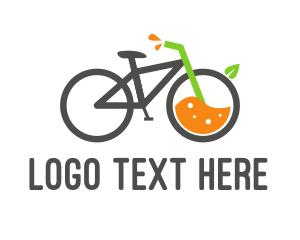 Juice Bar - Bicycle Juice Drink logo design