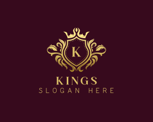 Premium Crown Shield logo design