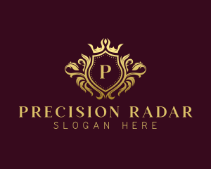 Premium Crown Shield logo design