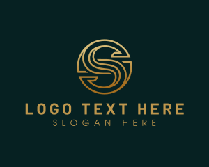 Fiscal - Cryptocurrency Finance Letter S logo design