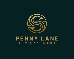 Penny - Cryptocurrency Finance Letter S logo design