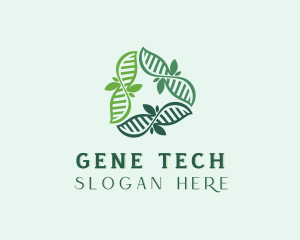 Genetics - Biotech Leaf  DNA logo design