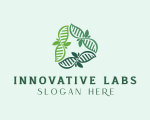 Scientist - Biotech Leaf  DNA logo design