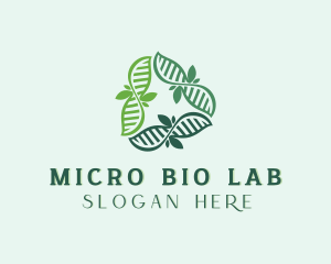 Biotech Leaf  DNA logo design