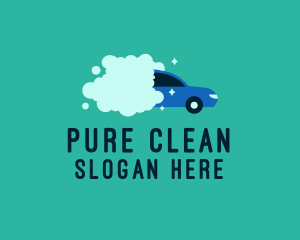 Auto Cleaning Bubbles logo design