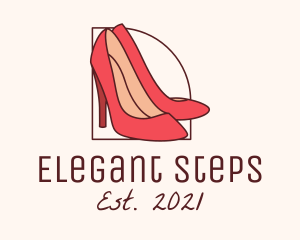 Woman High Heels logo design