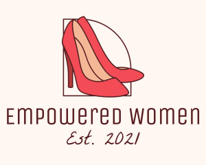 Woman High Heels logo design