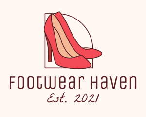 Woman High Heels logo design