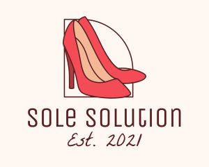 Heel - Woman High Heels logo design