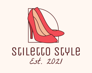 Woman High Heels logo design