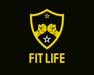 Fist Fitness Training  logo design