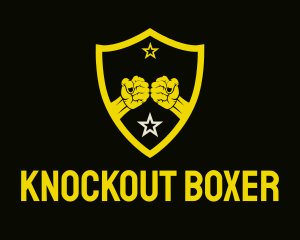 Boxer - Fist Fitness Training logo design