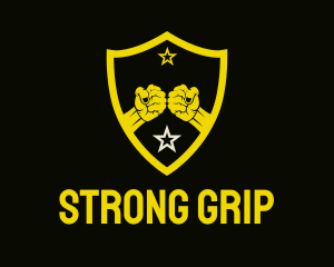 Grip - Fist Fitness Training logo design