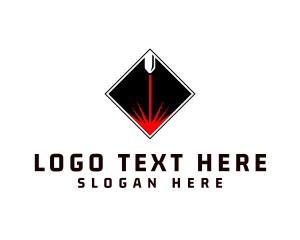 Engraver - Diamond Laser Cutter logo design