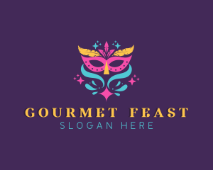 Feast - Mask Festival Celebration logo design