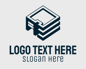 Stockroom - Factory Storage Building logo design