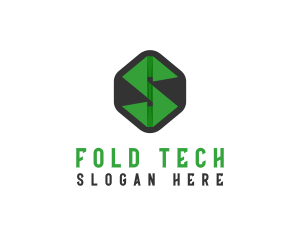 Fold - Paper Fold Letter S logo design
