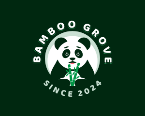 Bamboo - Panda Bear Bamboo logo design