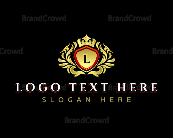 Luxury Crown Crest Logo