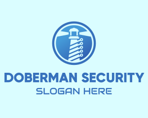 Digital Security Lighthouse logo design