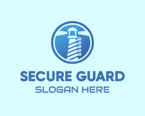 Digital Security Lighthouse logo design