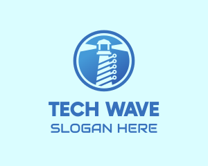 Digital Security Lighthouse logo design