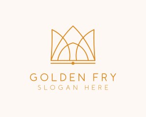 Royal Golden Crown logo design